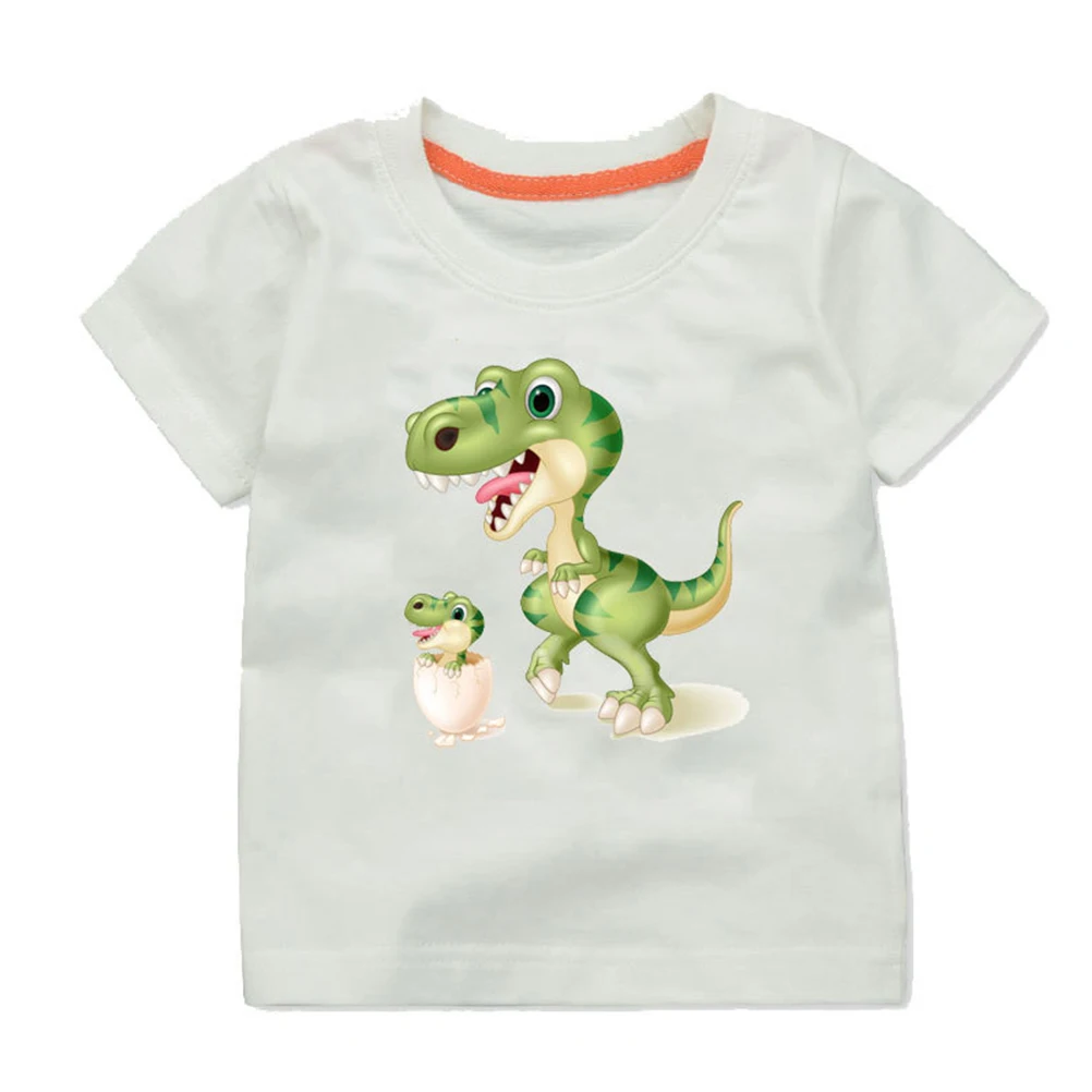 

2 Pcs Clothes Dinosaur Costume Painting Clothing Patch Sticker Printed Accessory Green Filling