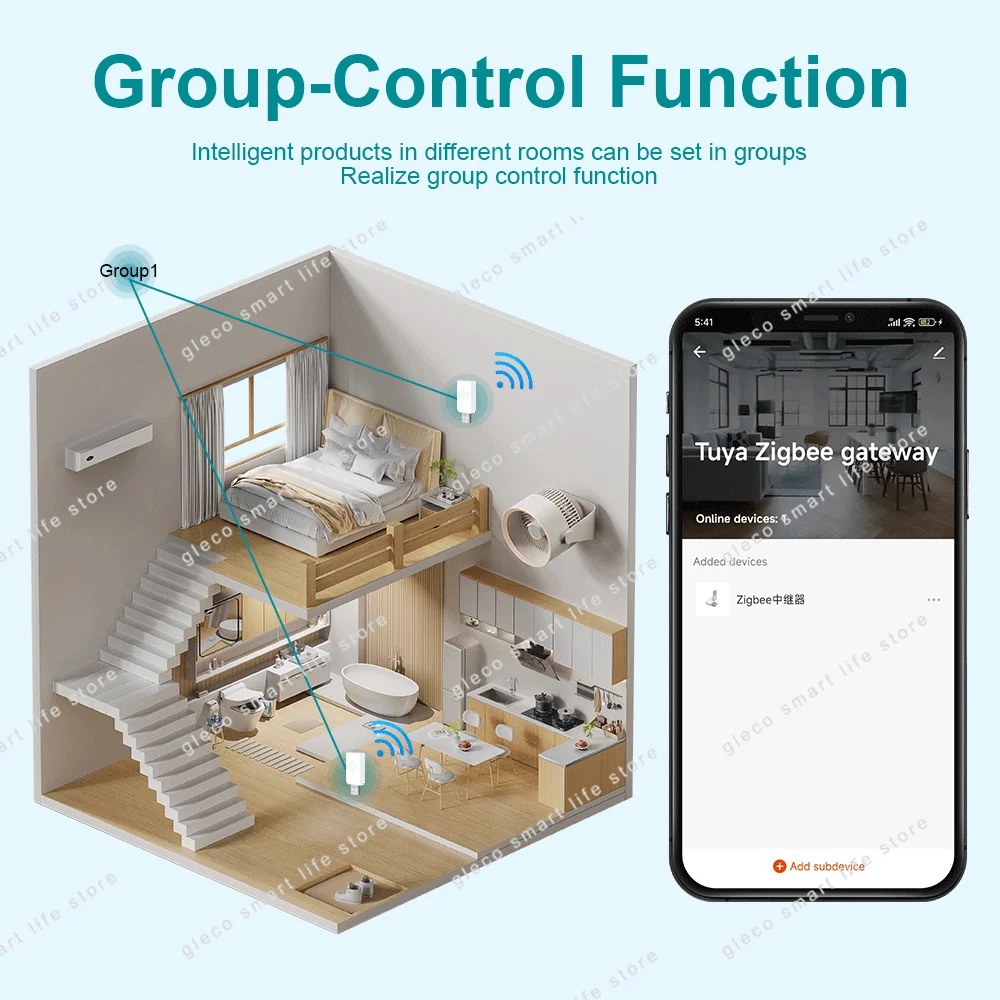 Repetidor de señal Tuya ZigBee, extensor USB, amplificador de señal de vida inteligente para dispositivos de automatización del hogar, requiere