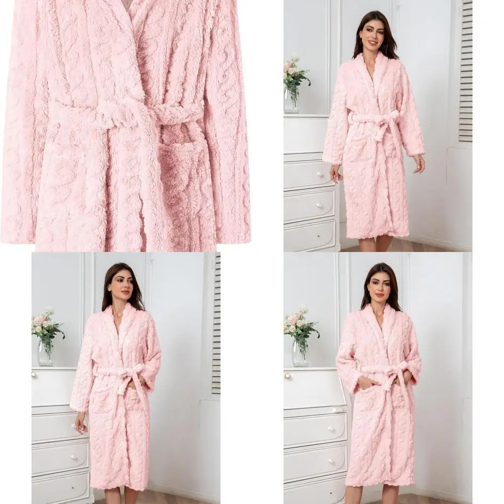 

Детские мягкие флисовые халаты с карманами, теплые халаты без капюшона для детей от 2 до 15 лет.