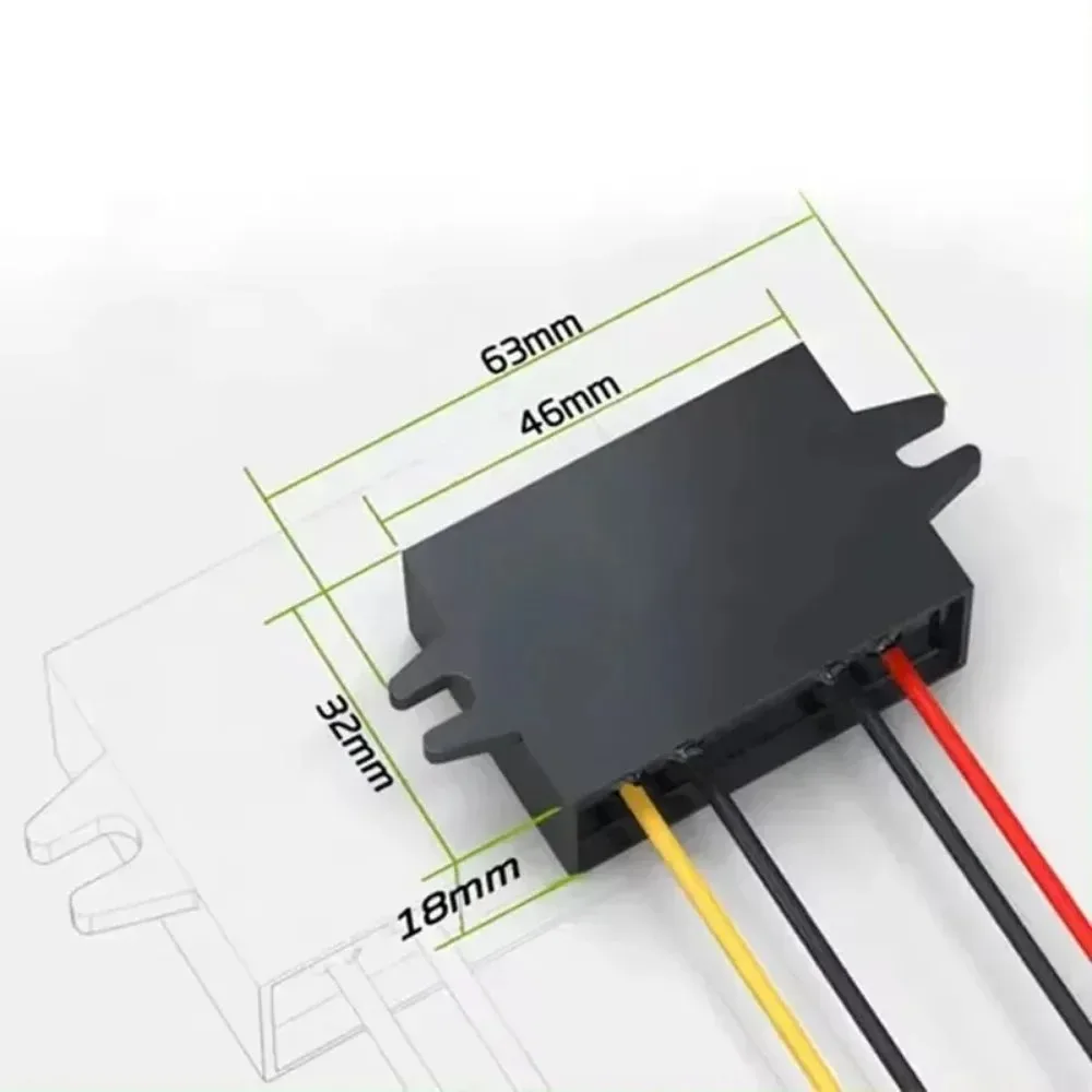 15-100V to 12V 1-5A Step Down DC DC Converter Voltage Regulator for Golf Cart Club Car Audio LED Strip Light