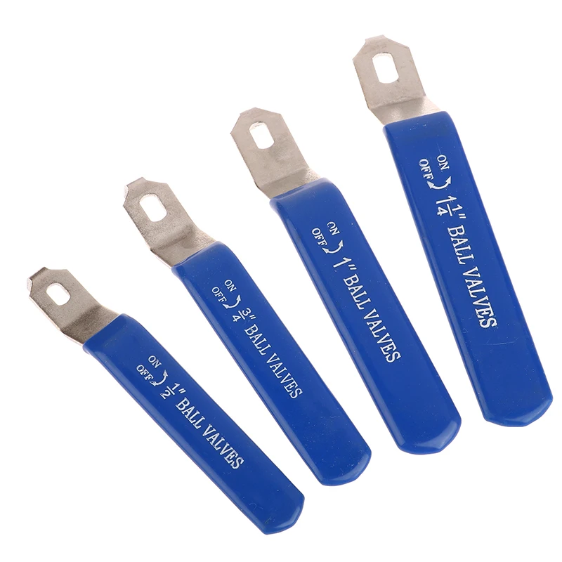 Blue Handle Stainless Steel Ball Valve Handle Accessories Water Pipe Valve Switch Handle Wrench Water Pipe Wrench 46 Points