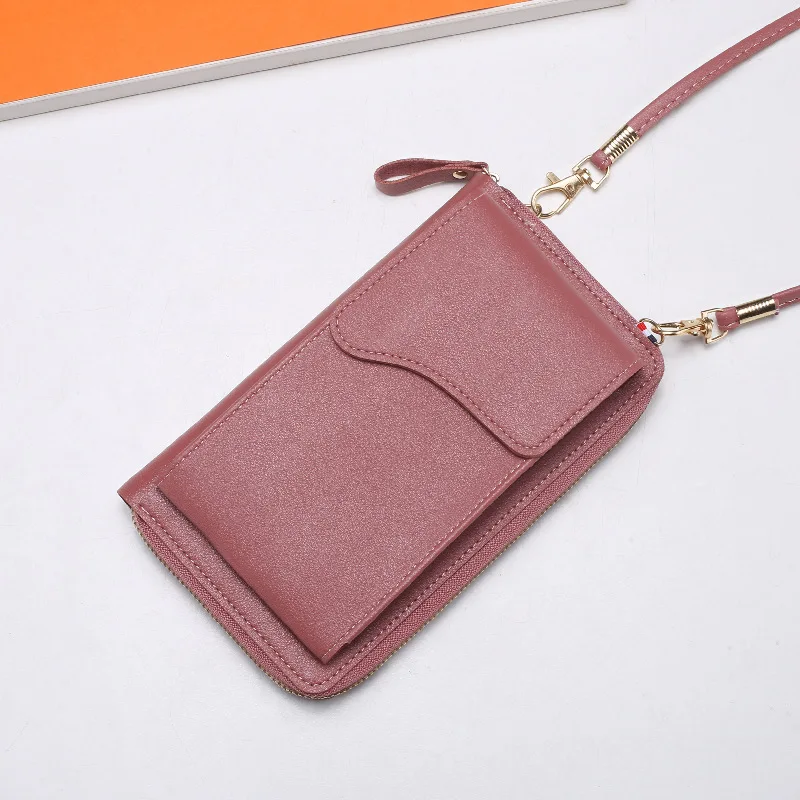 Women\'s Small Crossbody Shoulder Bags PU Leather Female Cell Phone Pocket Bag Ladies Purse Card Clutches Wallet Messenger Bags