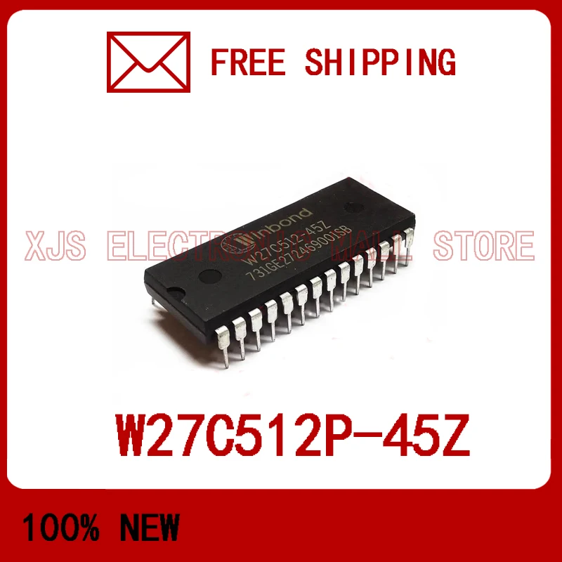 

5 шт./лот W27C512-45Z W27C512-45 W27C512 IC EEPROM 512 КБИТ ПАРАЛЛЕЛЬ DIP-28 100% новый высококачественный микросхема