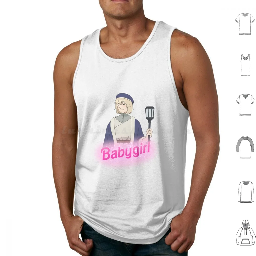 Falin Touden Tank Tops Print Cotton Falin Touden Falin Delicious In Meshi Anime Meme