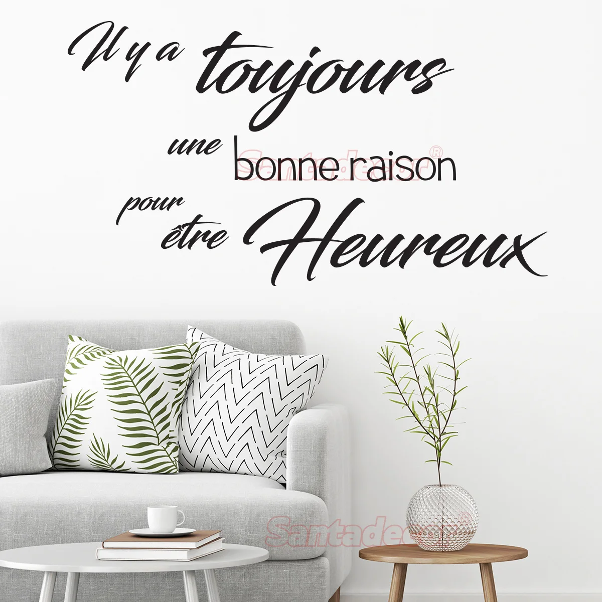 Sticker Citation Il Y A Toujours Une Bonne Raison Wall Art Decal Living Room Home Decor Poster House Decoration Wallpaper