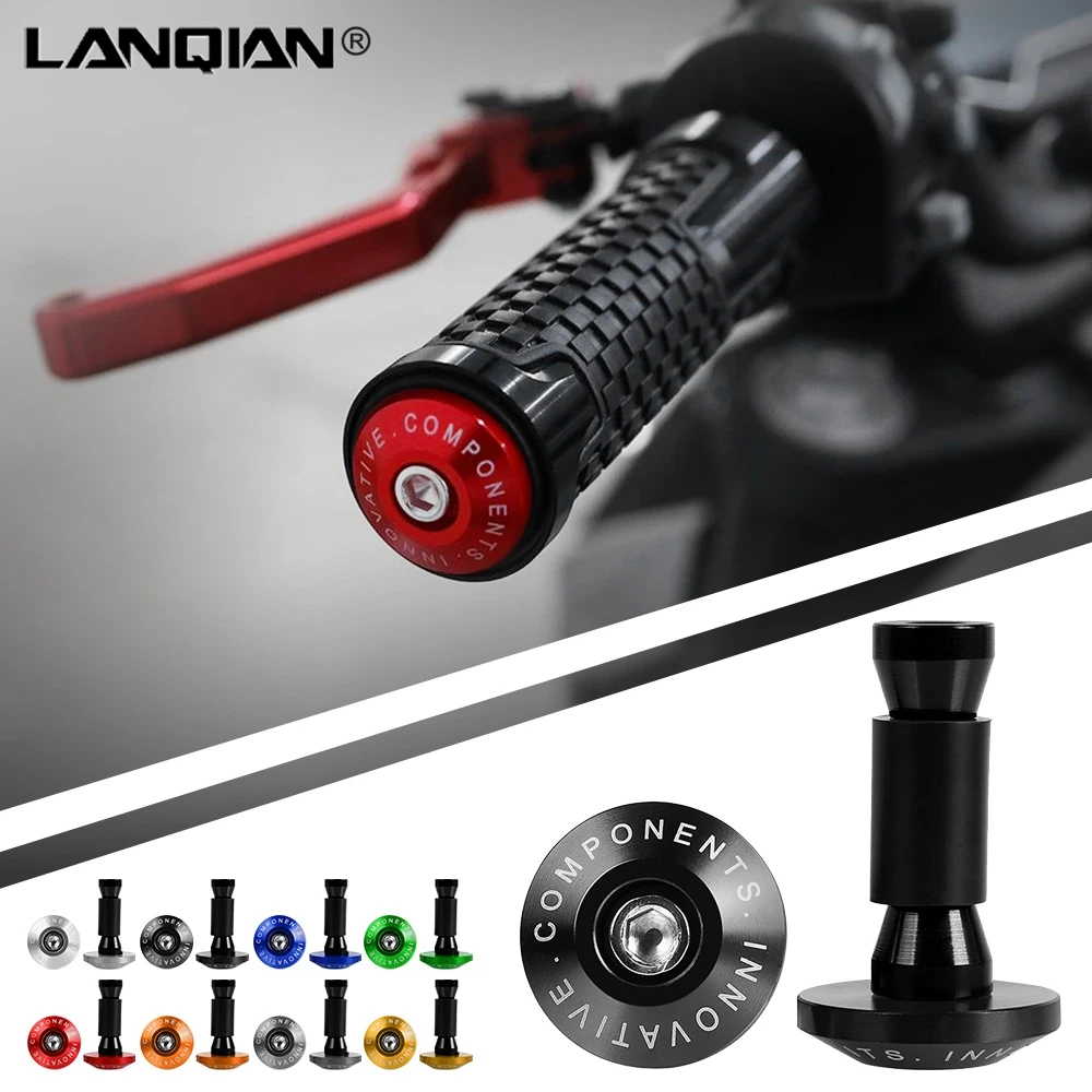 

Motorcycle CNC Handle Bar End Handlebar Grips Cap Anti Silder Plug For Honda CRF CB CR XR CRM CBR 125 250 300 350 400 450 500cc