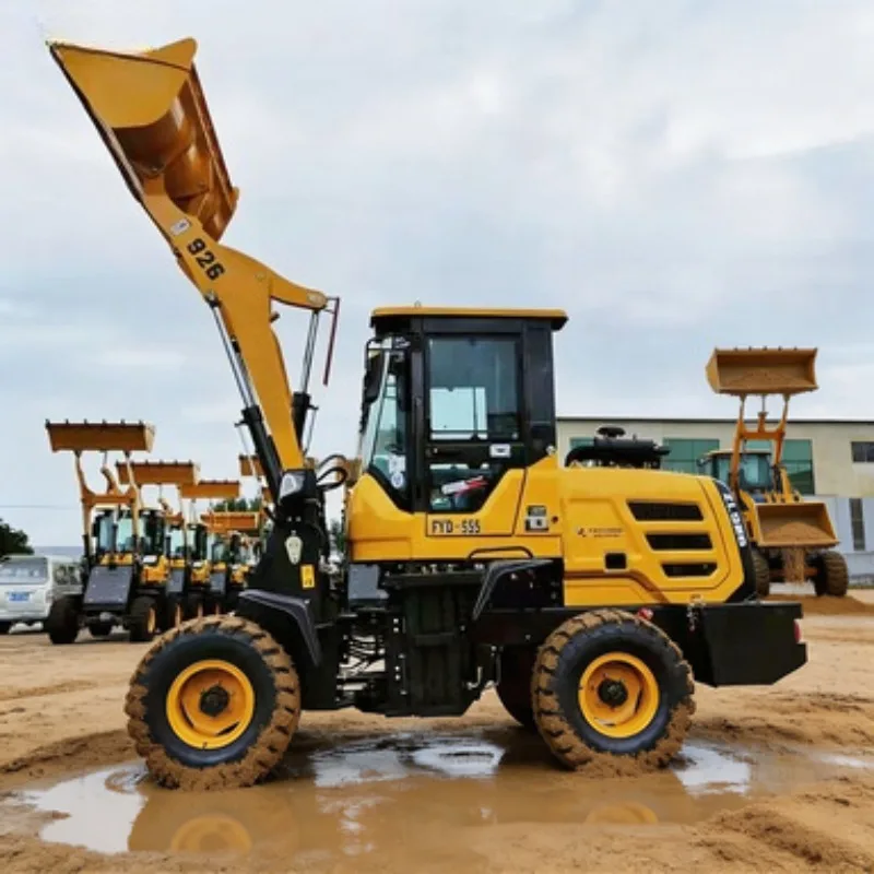 Infrastructure Material Front Loader Machine 4.5 Ton 2.0m³ Bucket Wheel Loader for Handling Project Work Use Area Site