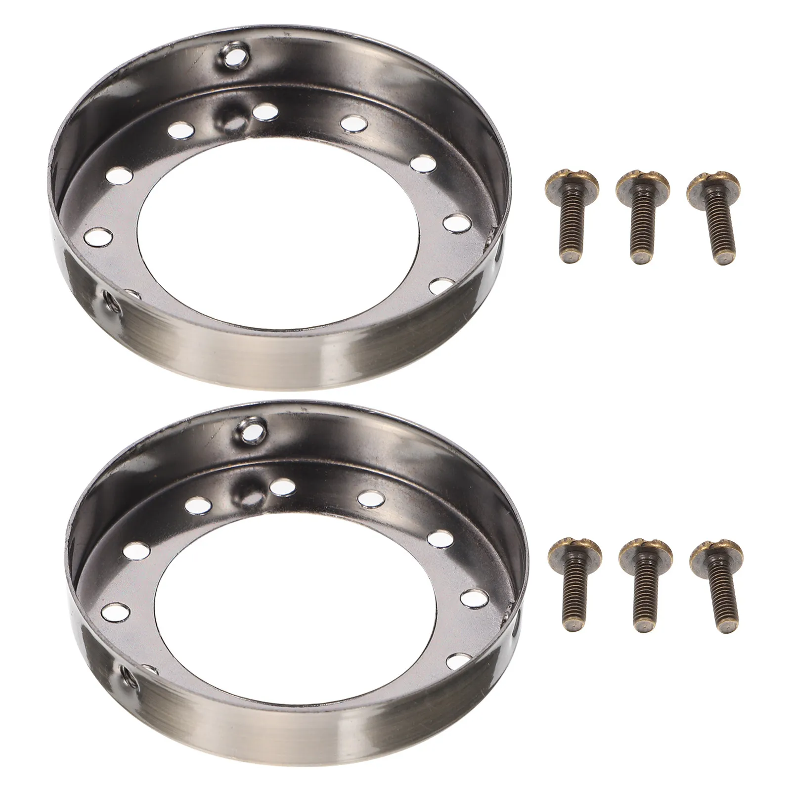 

2 шт. металлические кольца-накладки для абажура, премиум-класса, для ремонта подвесных светильников, декоративный аксессуар для освещения