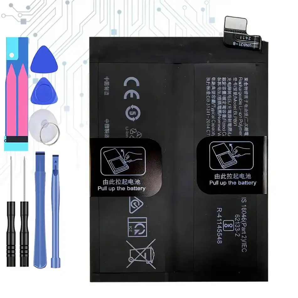 

For Oppo Find X5 2400Mah Mobile Phone Battery Long-Lasting Performance BLP891 Reliable Power