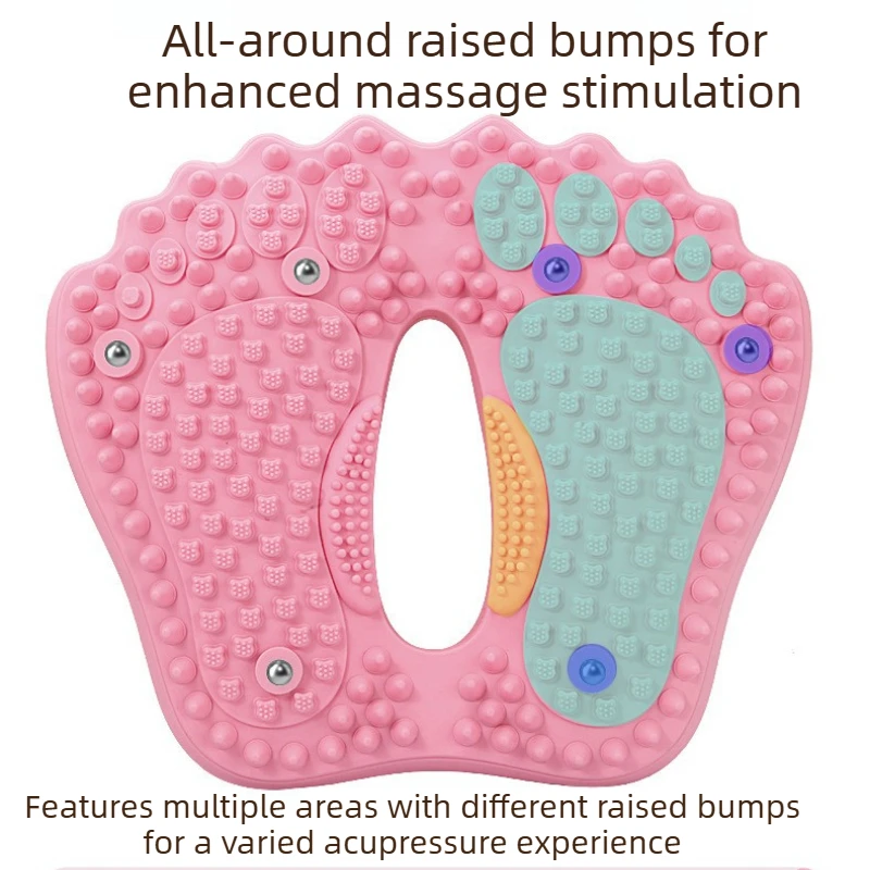 

New Anti-Slip Massage Foot Pad Multi-Function Magnetic Acupressure Mat Home Inflatable Foot Roller Reflexology Massager