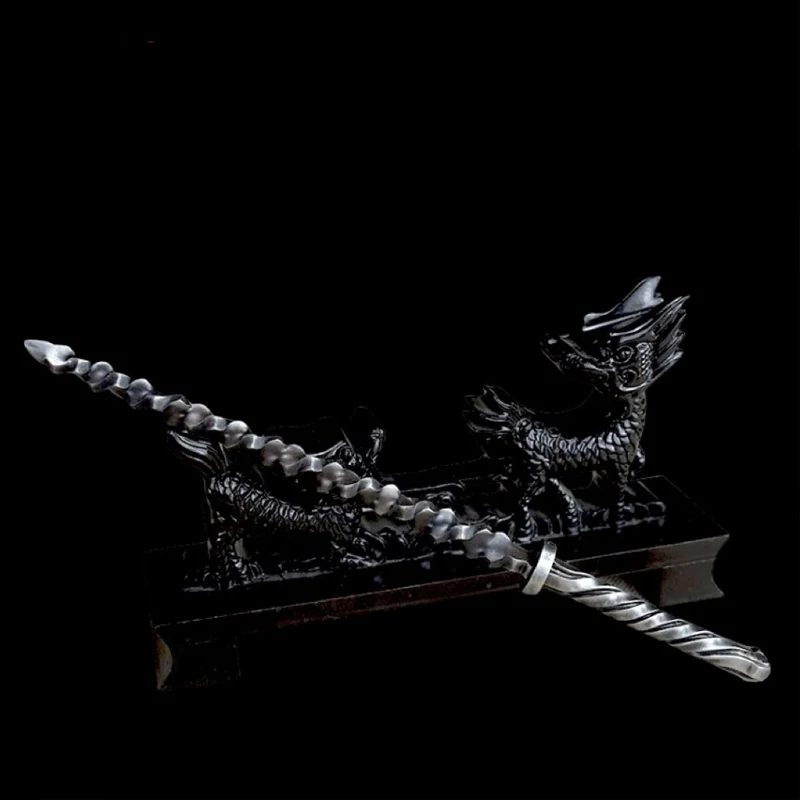 Mini Chinese Retro Longquan Handmade Short Stick Portable Outdoor EDC Tea Needle Tools