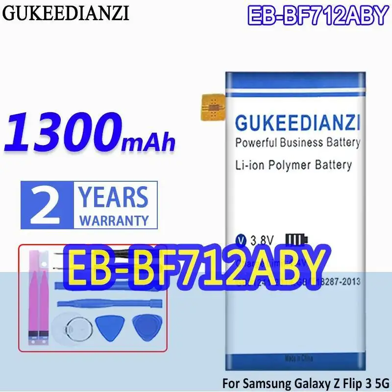 

Аккумулятор мобильного телефона 1300 мАч для Samsung Galaxy Z Flip 3 5G F7110 SM-F711B Надежная замена EB-BF712ABY