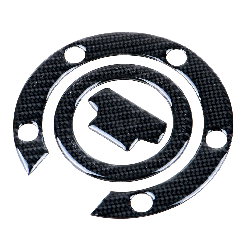For YAMAHA MT07 MT09 R6 R1 FZ09 Motorcycle Fuel Cap Cover Decal Sticker 3D Carbon Look