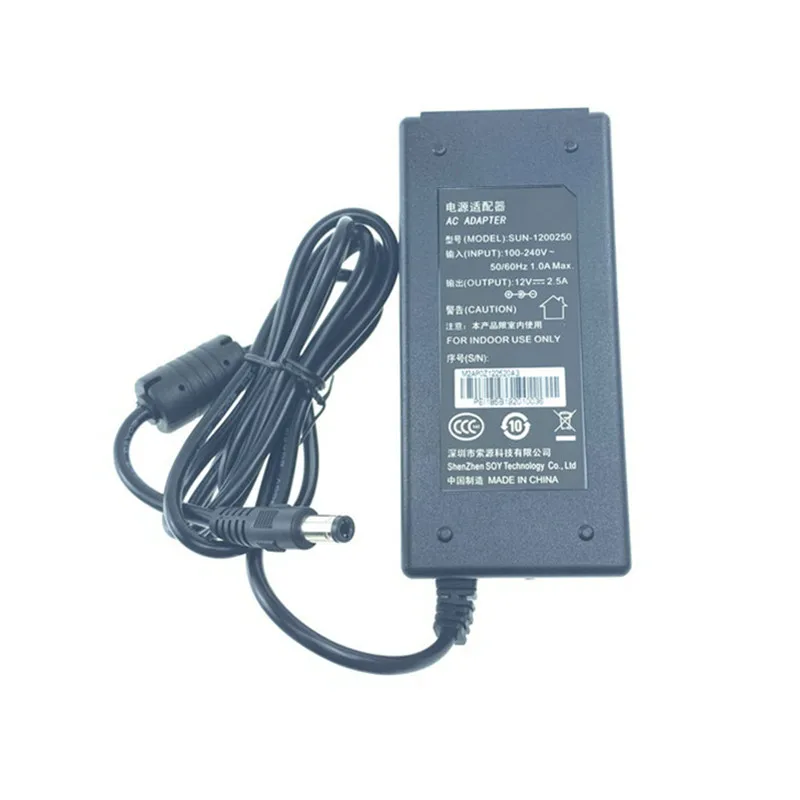 

Genuine For AOC P2491 LCD Monitor Power Supply 12V 2.5A 30W 5.5x2.5mm AC Adapter Charger SOY SUN-1200250