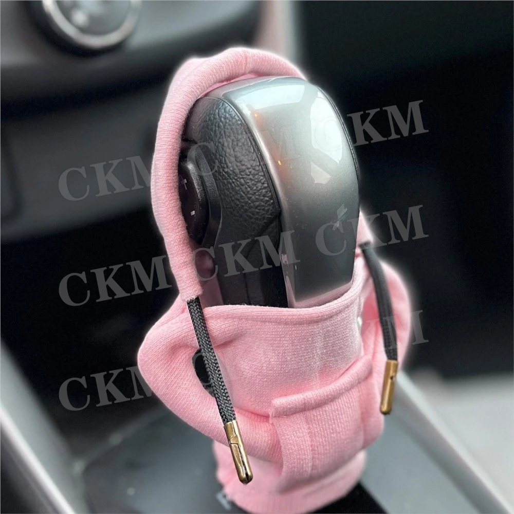 Santa Claus Gear Shift Hoodie Cover Shift Cover Gear Handle Decoration Fits Universal Automatic Car Shift Lever Interior Decor