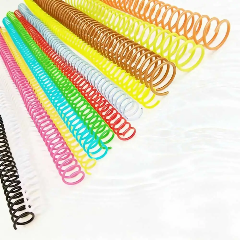 

10 шт. пластиковых спиральных колец для переплета формата А4, 34 отверстия, большая емкость, для блокнотов, канцелярские принадлежности