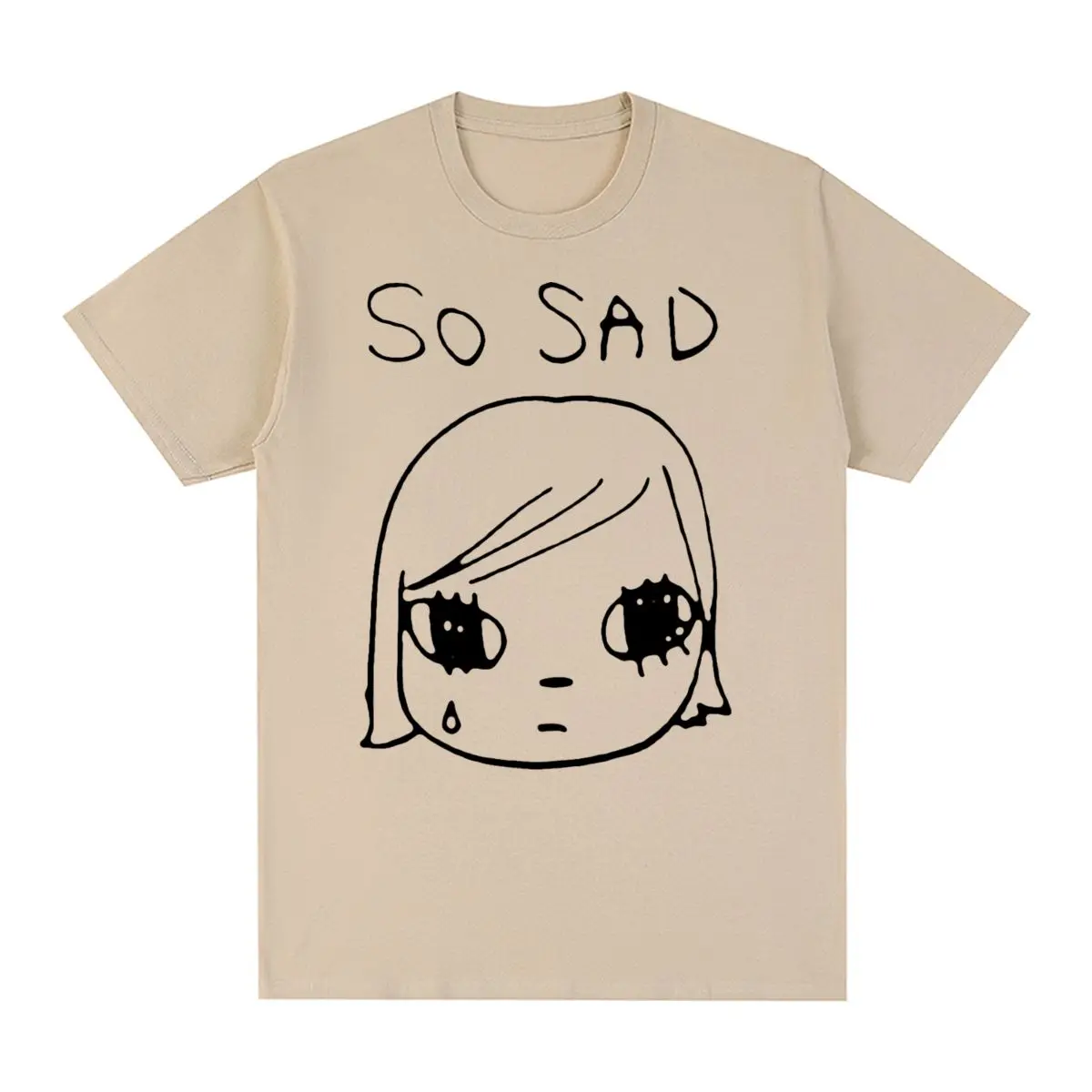 Yoshitomo Nara Sad Vintage T-shirt Japan Party Cotton Men T shirt New Tee Tshirt Womens Tops