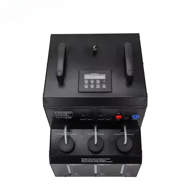 Wedding Two output RGB LED Bubble Fog Machine