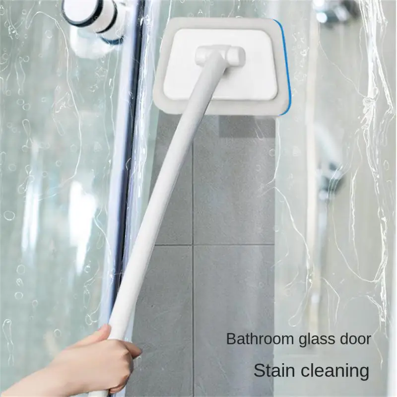 

Bathroom Wall Brush Multi-Functional Long Handle Removable Brush Household Floor Bathtub Brushes Tile Sponge Cleaning Brush