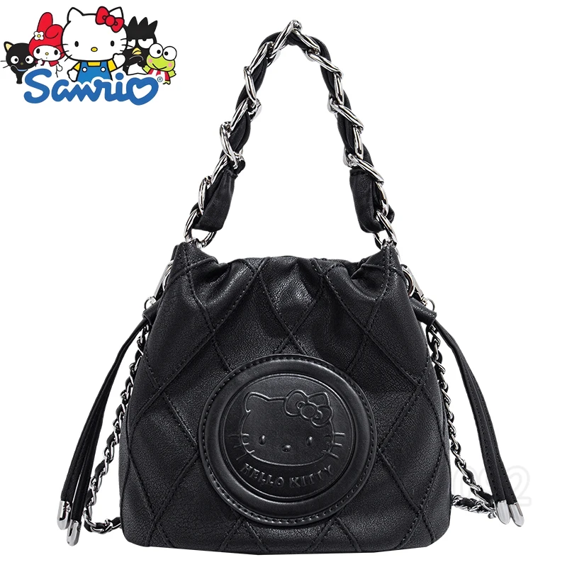  Hello Kitty New Mini Women's Handbag Luxury Brand Original Fashion Women's Shoulder Bag Cartoon Casual Mini Women's Bag