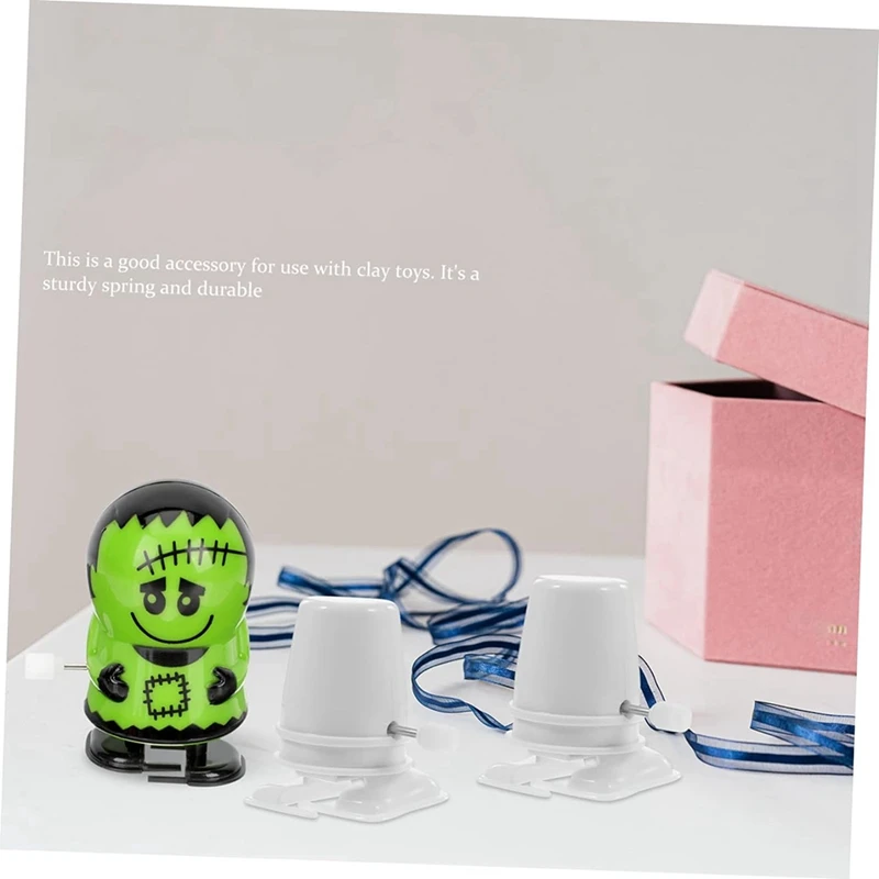 Clockwork Legged Robot DIY-materialen Kerst Clockwork Play Sportaccessoires-AT93