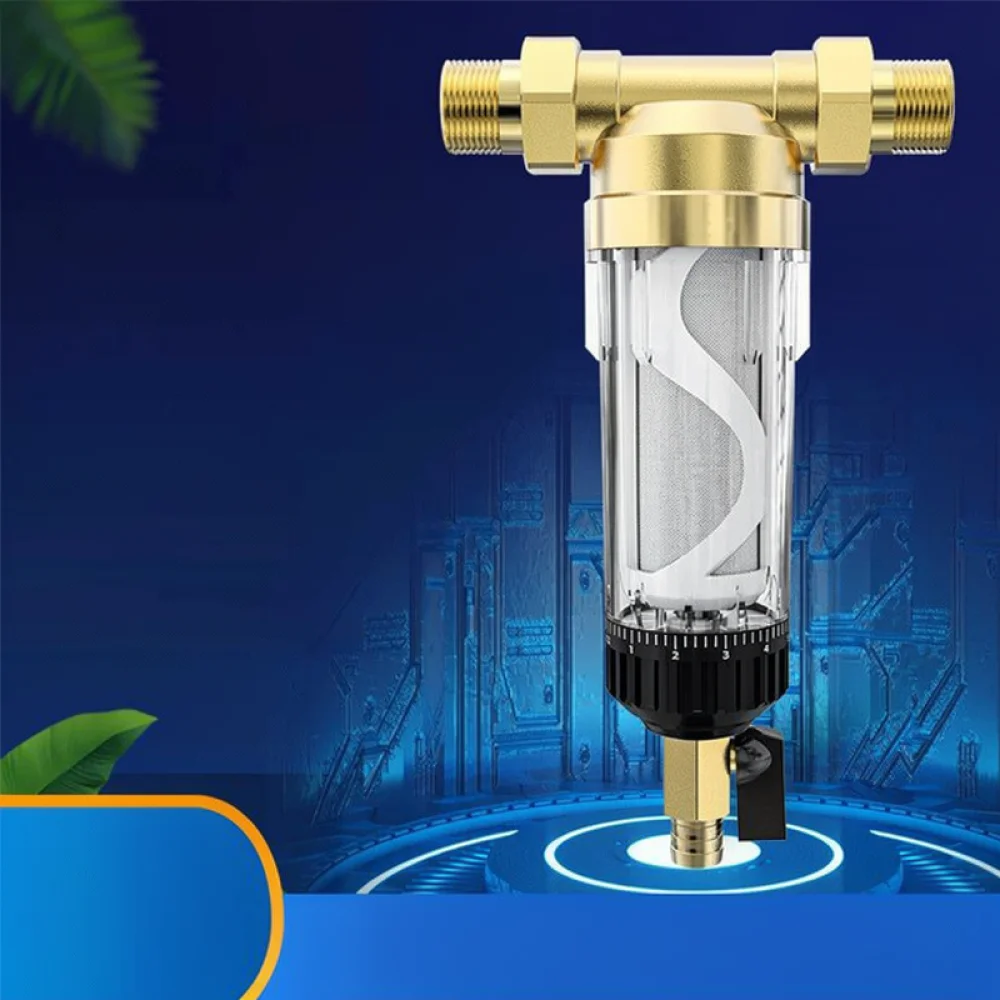 Whole House Pre Filter System Siphon Flushing Stainless Steel Mesh Sediment Rust Removal For Home Water Supply Infrastructure