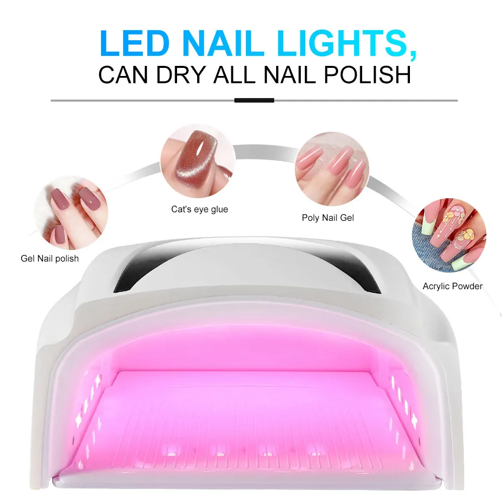 Lámpara LED UV, máquina profesional de curado de esmalte de uñas, máquina de Arte de uñas de secado rápido, secador de uñas de Gel, herramientas de salón de uñas