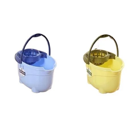 Plastic Household Hand Pressure Mop, Unscrewed, Mop Bucket, Large Drum, Squeeze Dewatering Bucket