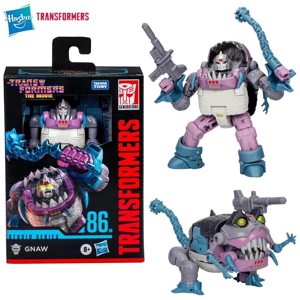 

[In-Stock] Hasbro Transformers Studio Series The Movie SS86 Gnaw 11.5cm Deluxe Class Action Robot Model Figure Ornament Toys