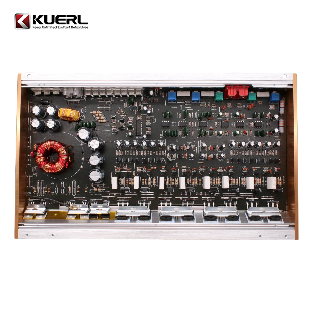 Kuer Factory Wholesale Car Music Amplifiers 12V Amp Full Range 4 Channel Car Audio Amplifier KL-808