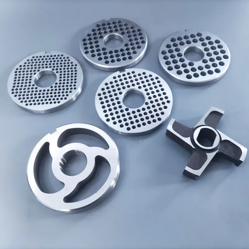 Stainless Steel Meat Grinder Blade Replacement Round Plate Cutter for Kitchen Food Processor Mincer Accessories Durable Sharp