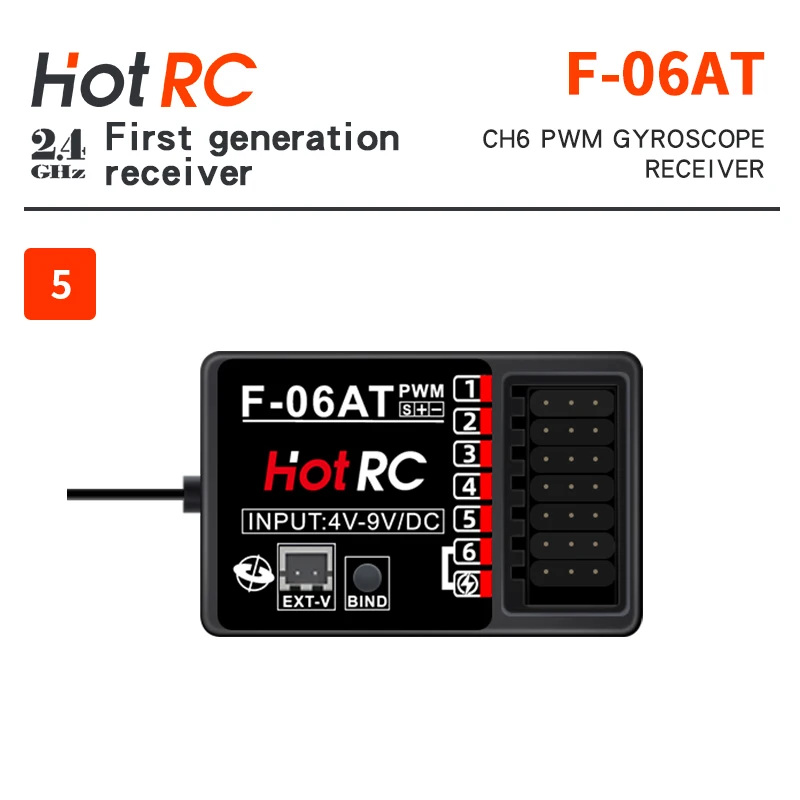 Приемники HOTRC 2,4 ГГц F-01A F-04A F-06A F-06AT F-08A SBUS-A Многоканальный для CT-4A CT-6A CT-8A HT-8A DS600 RC-передатчика