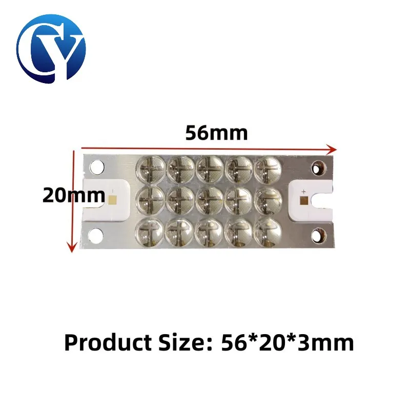 uv-led樹脂ランプモジュール3d印刷接着剤pcbレンズ365nm-385mn-395nm-405nm-150wcob