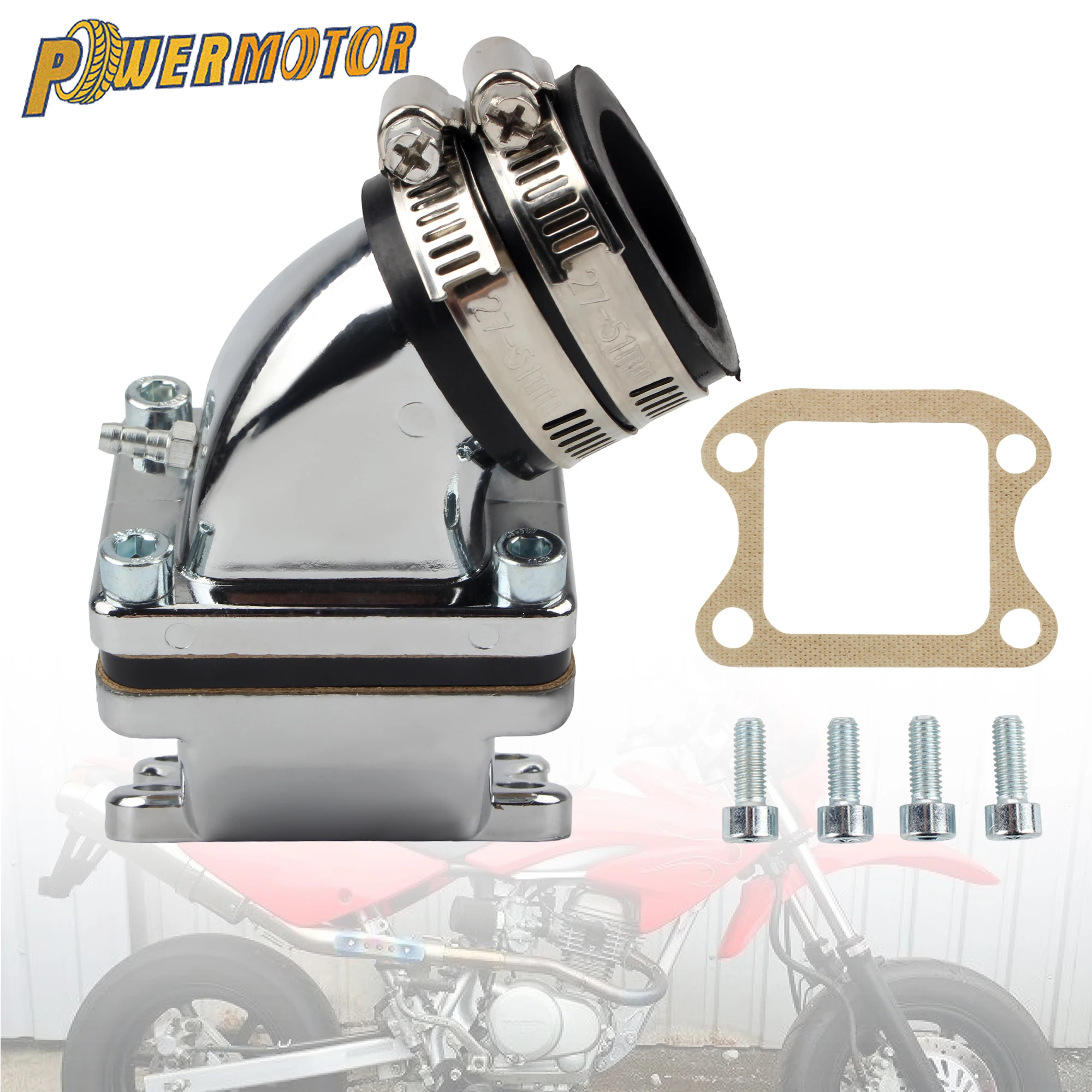 

Enduro Motorcycle Carburetor Manifold Inlet Pipe for Dio AF18 AF28 AF27 49cc 50cc 2T Scooter DirtBike Off Road Racing Modified