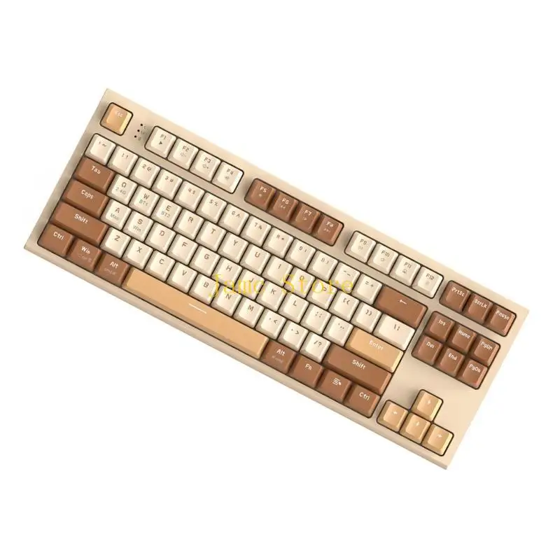 LX0B Bluetooth-kompatibel 2,4G Mechanische Gefühl Spiel Tastaturen PBT Tastenkappe Wireless