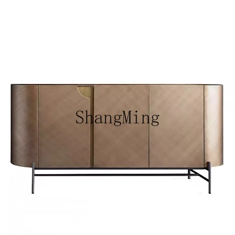 

ZYY light luxury household storage champagne decorative shoe cabinet modern minimalist side cabinet