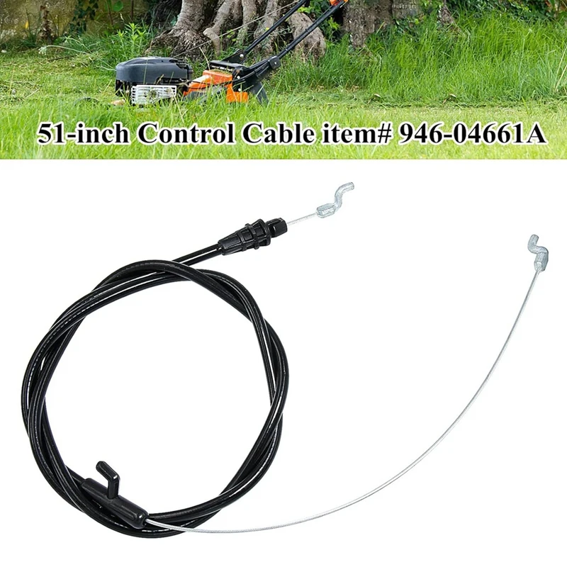 Control Cable Black Galvanized Steel Wire Rope For MTD, Troy-Bilt, Craftsman, Cub Cadet, Yard Man Yard Machines Lawn Mowers