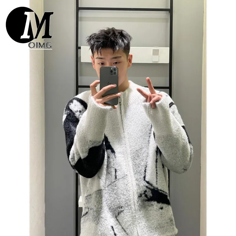 [OIMG] American cardigan jacket, men's and women's trendy high-end feeling, knit sweater, sweater MB06