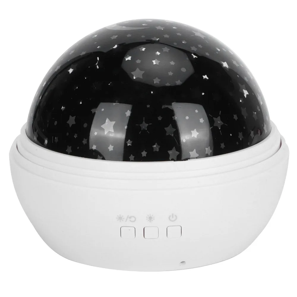 8 Color Modes Projection Night Light USB Battery Powered Rotating Feature Decorative Night Light Starry Sky Projector