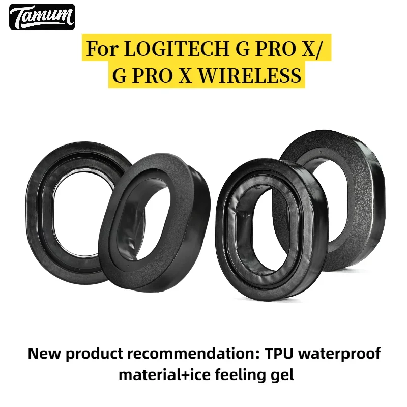 

Replacement Memory Foam Pads Ear Pads For LOGITECH G PRO X/ G PRO X WIRELESS headset Cooling Gel Ear Cushion Tamum
