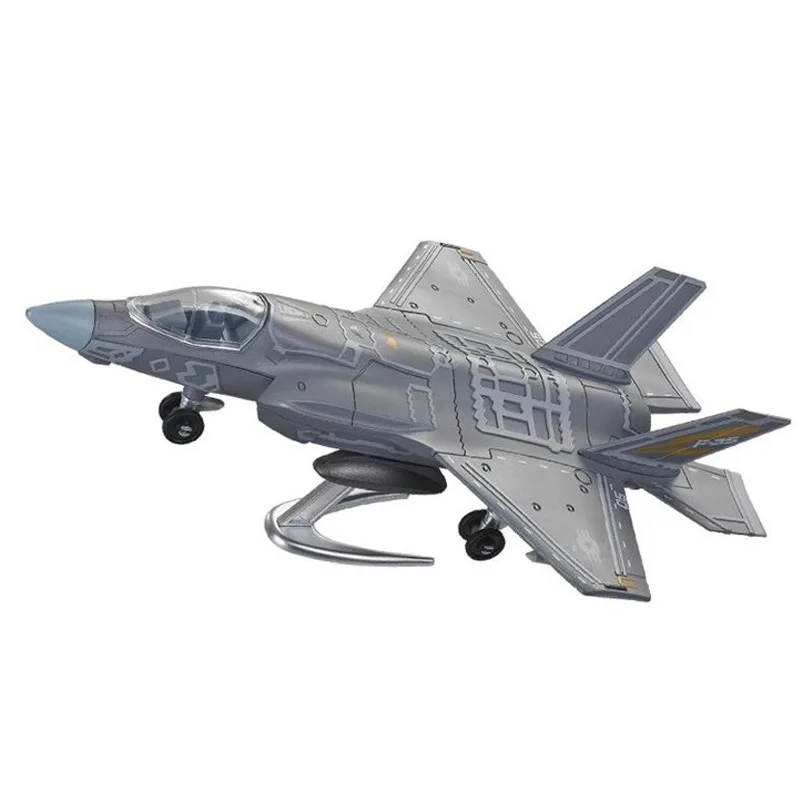 

1:72 Scale Plane Amercia F-35 Stealth Fighter Model Creative Military Series Building Blocks Assembled Toys for Boys Xmas Gifts