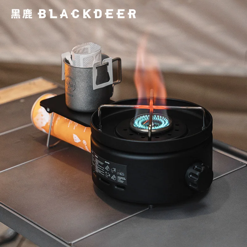 

Black Deer Four Seasons Folding Windproof Cassette Stove Camping Windproof Pot Portable Gas Stove Outdoor Picnic Stove