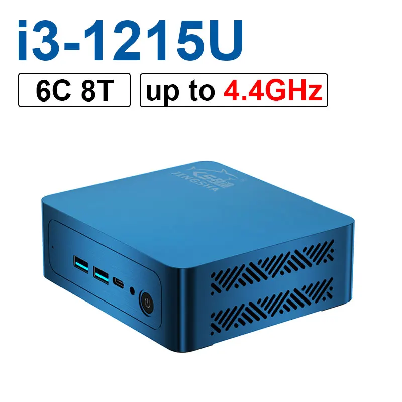 JINGSHA 12th Gen Intel Core mini pc i3 1215U CPU Home Office MiniPC WIFI6 BT5.2 Windows 10 11 Mini computer PC gaming mini-pc