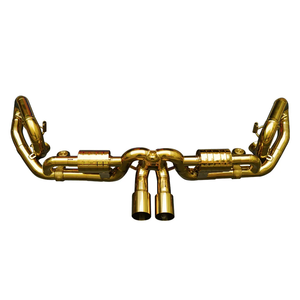 

High Performance Titanium Exhaust Valve for Porsche 911 991.1 991.2 GT3/GT3 Catalytic Converter for Car Model TT