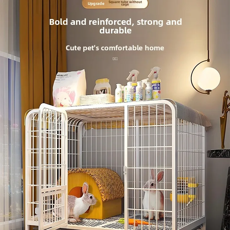 

Rabbit Cage Large Space Household Large Cage Indoor Pet Rabbit Dwarf Rabbit Dutch Pig Villa