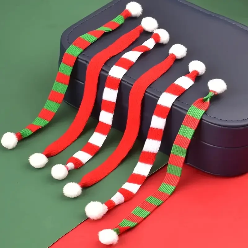 Mini-Strickmützen für DIY-Bastelset, Puppenmütze, Nähset, Weihnachtsbaumschmuck, verschiedene Dekoration, handgefertigte Spielzeugmaterialien