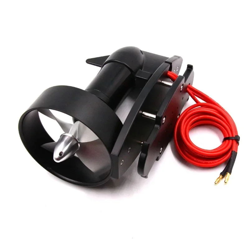 

12-50V Brushless Motor Underwater Thruster 4-Blades 20kg Thrust Propeller Ship Model Thruster RC Bait Boat Parts Accessories