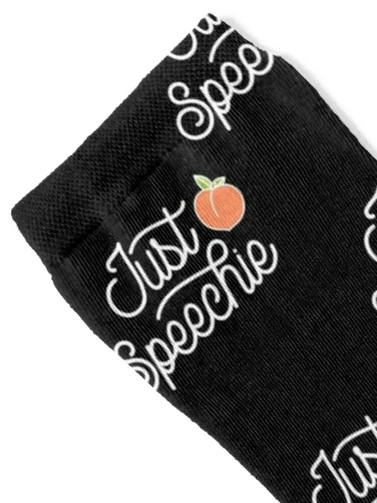 Just Speechie Speech Language Pathologist Speechie Socks Heating sock cycling Run Girl'S Socks Men's