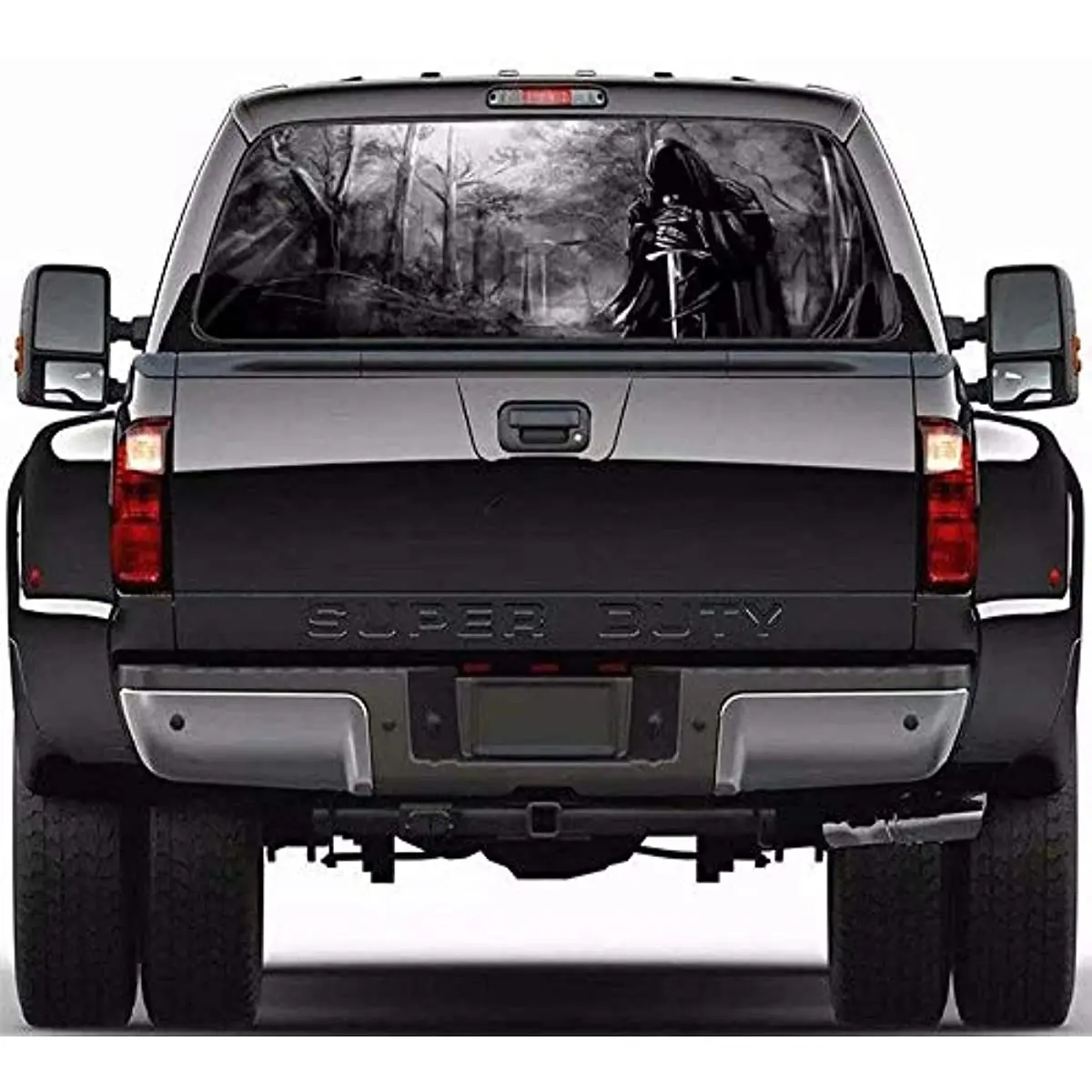 

Practlsol Car Decals- 1 Pcs Grim Reaper Decal Truck Stickers-Rear Window Decal, Car Decal Vinyl for Car/Truck/SUV/Jeep, Universa