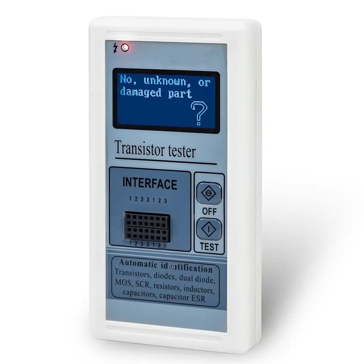 (A99Z) M328 Transistor Tester for Resistance, Capacitance, Inductance, Diode, SCR Measurement, for Instrument